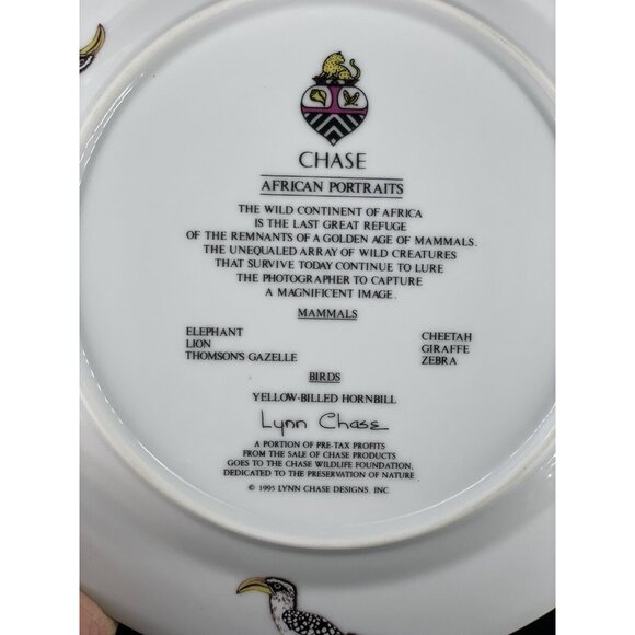 Lynn Chase African Portraits Gazelle 9.25" Luncheon Salad Dessert Plate - Picture 3 of 8